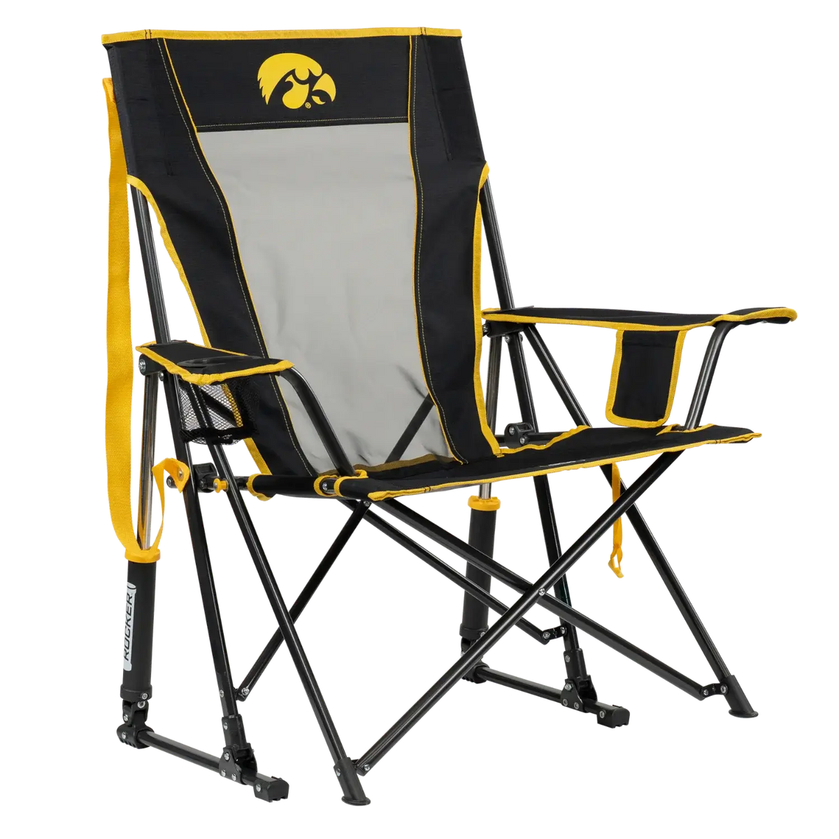 College Comfort Pro Rocker™ - Iowa Hawkeyes - Easy Ready